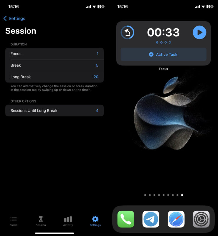 Приложение для перерывов в работе. Делайте паузы с помощью приложения Focus и интерактивных виджетов. Приложение для перерывов в работе. Делайте паузы с помощью приложения Focus и интерактивных виджетов. Фото.