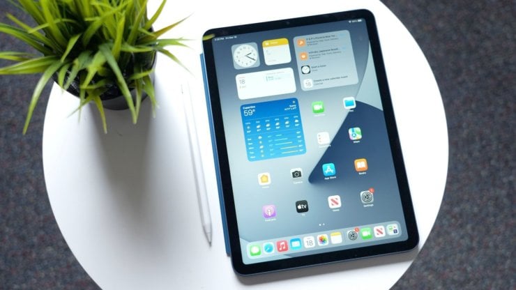 Что нового в iPad Air 2024. Высокую герцовку в iPad Air не завезут и в этом году. Изображение: technopark.ru. Фото.