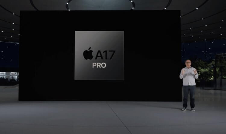 Процессор в iPhone 15 Pro. В этом году в названии процессора появилась приставка «Pro». Процессор в iPhone 15 Pro. В этом году в названии процессора появилась приставка «Pro». Фото.