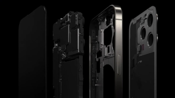 Разобрать iPhone 15 Pro сможет даже школьник. Фото.