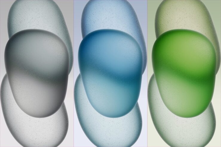 Какие цвета у iPhone 15. Цвета получились очень спокойными. Фото.