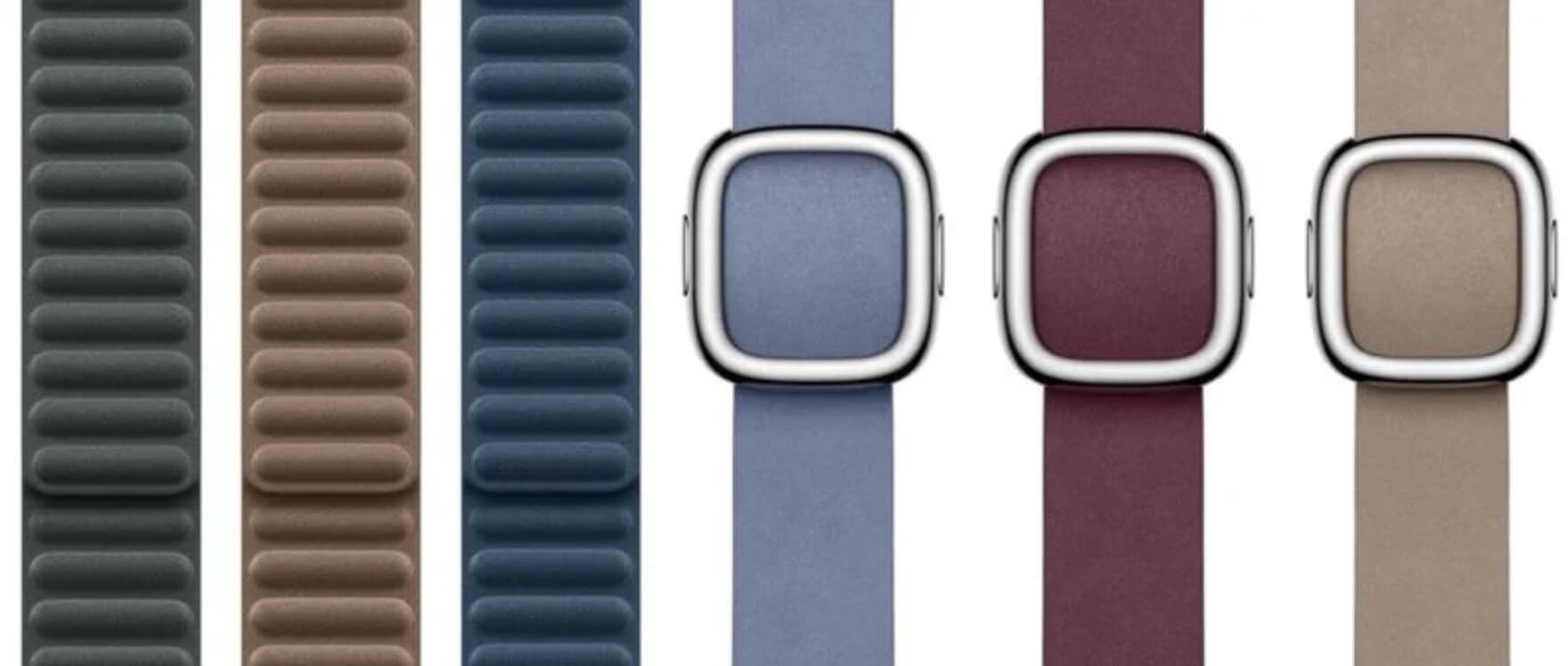 Новые ремешки для Apple Watch 9. Эти ремешки — одни из самых практичных в линейке Apple. Новые ремешки для Apple Watch 9. Эти ремешки — одни из самых практичных в линейке Apple. Фото.