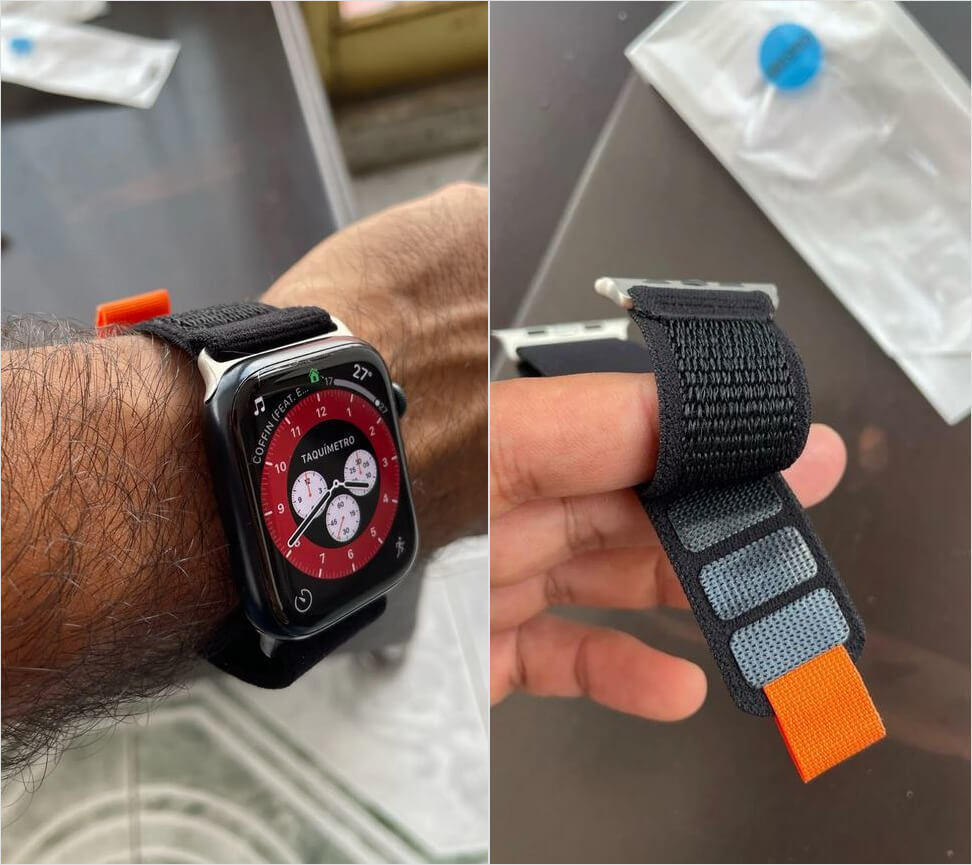 Какой ремешок для Apple Watch выбрать. Этот аналог Trail Loop подойдет к любым Apple Watch. Какой ремешок для Apple Watch выбрать. Этот аналог Trail Loop подойдет к любым Apple Watch. Фото.