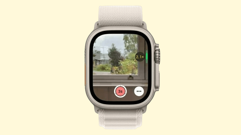 Управление камерой через Apple Watch. Записи видео на iPhone через Apple Watch очень не хватало. Источник: MacRumors.com. Фото.