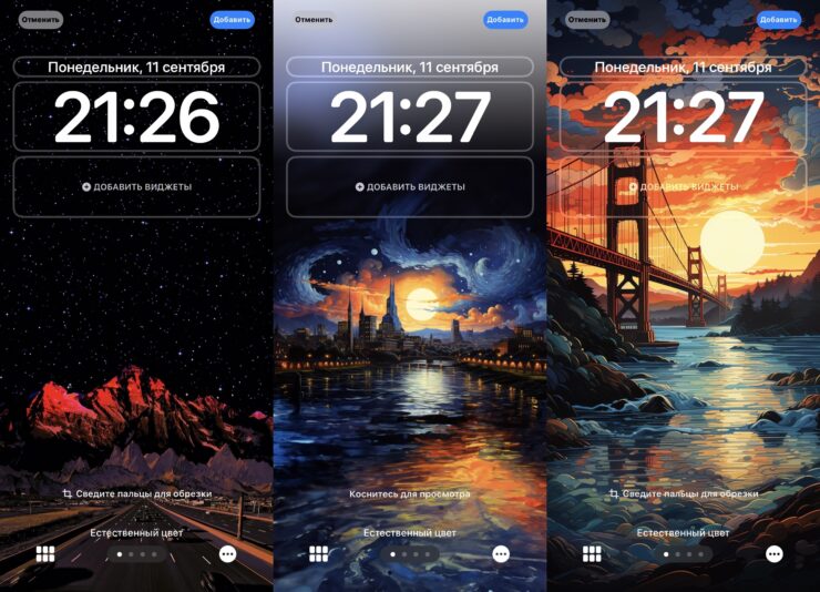 Нарисованные обои на телефон. Заставки очень антуражные. Обязательно попробуйте их все. Фото.