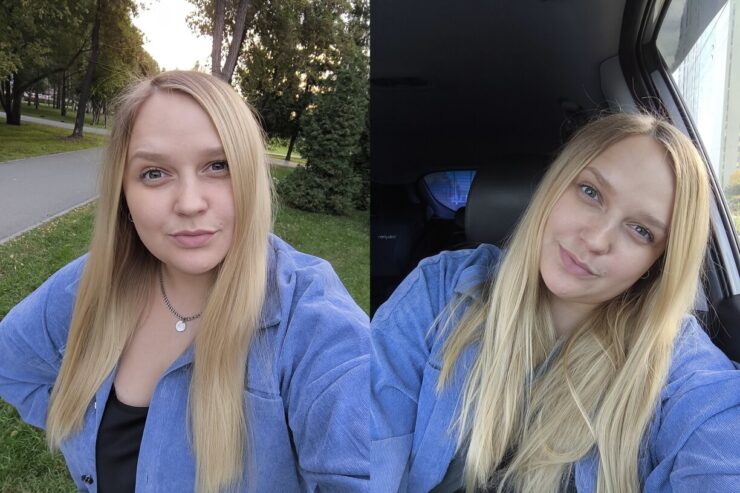 Как снимает Xiaomi 13T Pro. Селфи на улице и в автомобиле при плохом свете. Фото.
