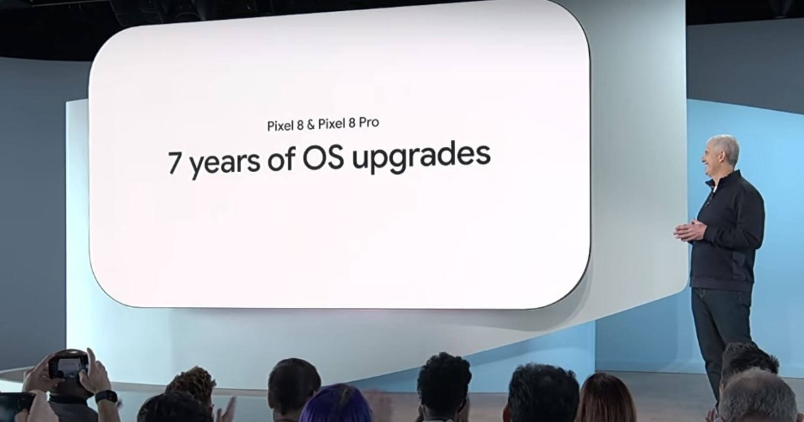 Срок поддержки Google Pixel 8. 7 лет обновлений — нереально круто для любого смартфона! Срок поддержки Google Pixel 8. 7 лет обновлений — нереально круто для любого смартфона! Фото.