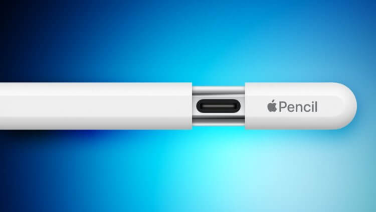 Apple представила новый Apple Pencil. Он заряжается через USB-C и стоит дешевле на 5000 рублей. Фото.