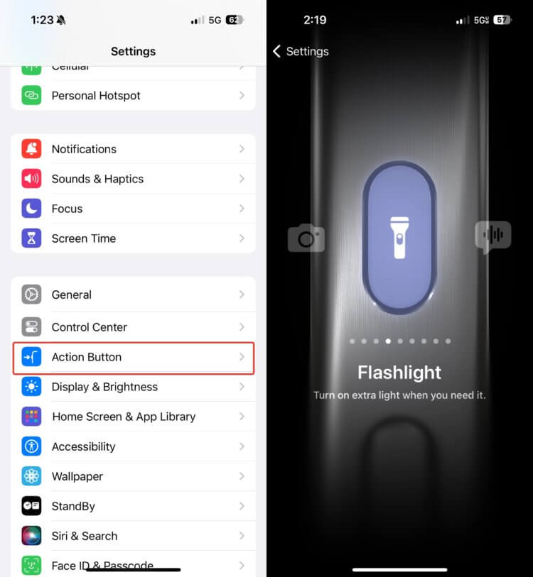 Настроить кнопку действия в iPhone 15 Pro. Для переключения действия Action Button придумали очень прикольную анимацию. Источник: itzine.ru. Настроить кнопку действия в iPhone 15 Pro. Для переключения действия Action Button придумали очень прикольную анимацию. Источник: itzine.ru. Фото.