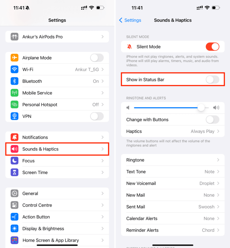 Беззвучный режим на Айфоне. Индикатор отключается через настройки. Источник: idownloadblog.com. Фото.