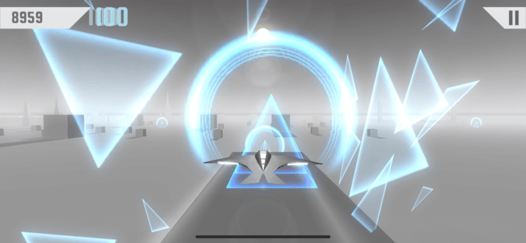 RTS:CE — игра симулятор полета. Полет сразу происходит на высокой скорости, но потом становится еще быстрее. Фото.