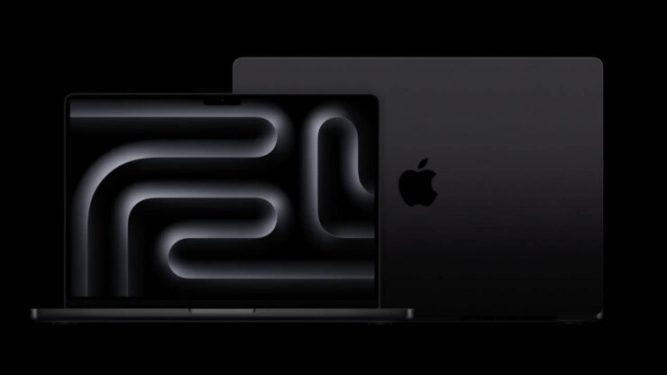 Сколько стоит MacBook Pro M3. Найдите Макбук на картинке. Теперь действительно черный. Фото.