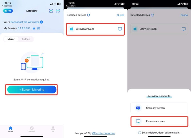 Экран компьютера на телефоне. Нажмите эту кнопку и сможете увидеть экран компьютера на Айфоне. Фото.