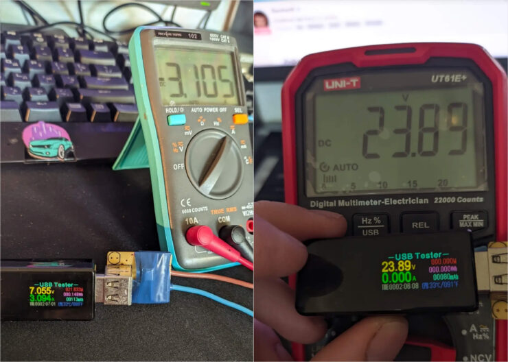 Как измерить напряжение при зарядке. Такой прибор позволит вам не сжечь свои гаджеты. Фото.