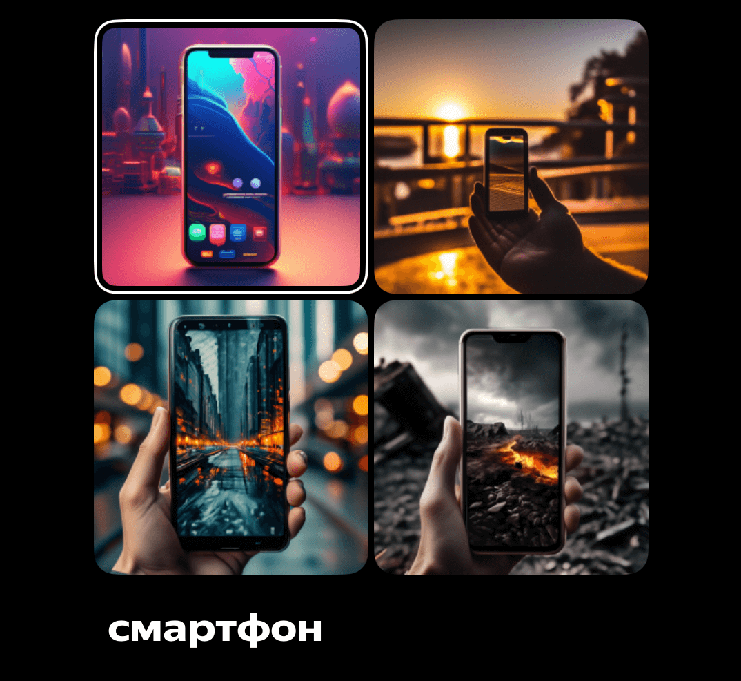 Рисовать по словам онлайн бесплатно. Смартфон тоже получился здорово. Фото.