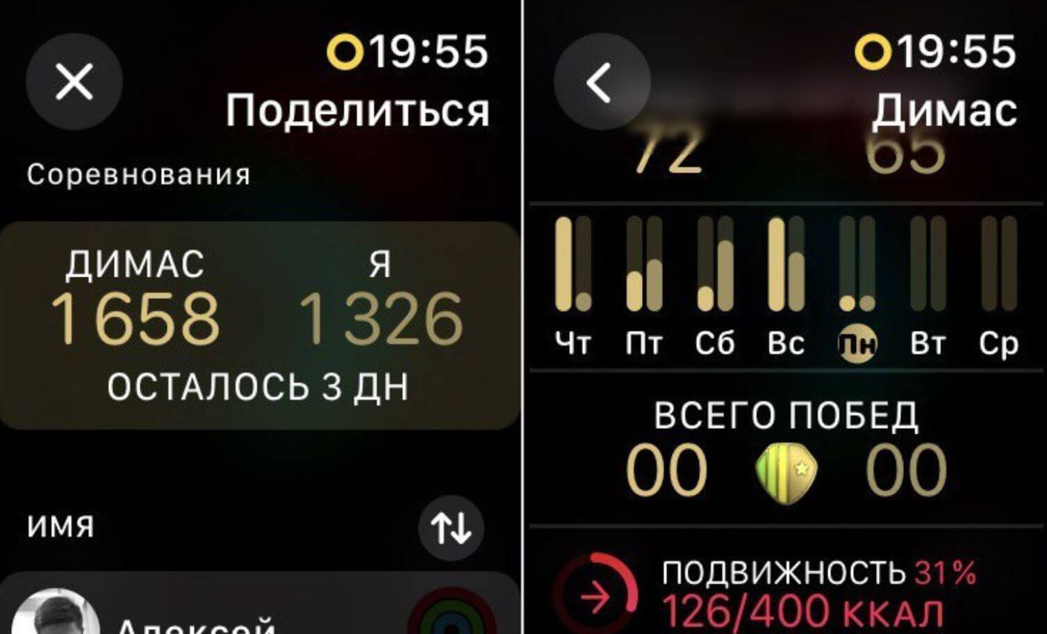 Что такое соревнования Apple Watch. Соревнования Apple Watch помогают активнее закрывать кольца активности! Что такое соревнования Apple Watch. Соревнования Apple Watch помогают активнее закрывать кольца активности! Фото.