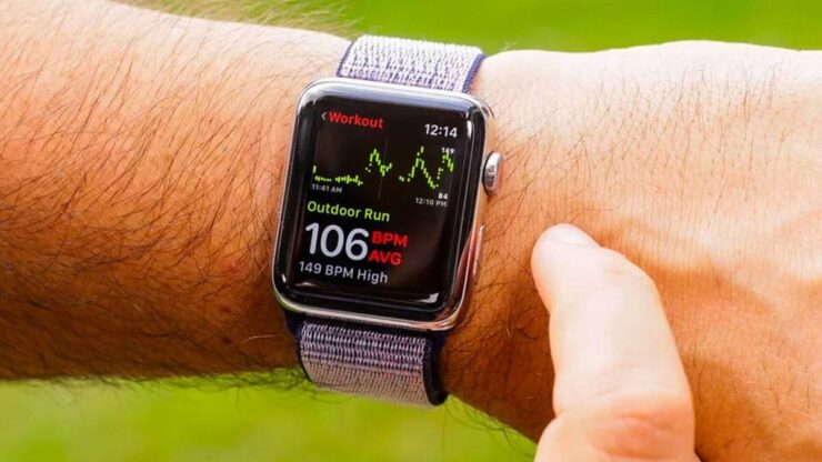 Apple Watch с измерением давления. Жаль, что значения на экране отображаться не будут. Изображение: cnet.com. Фото.