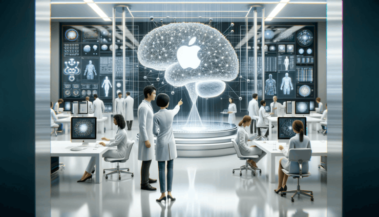 Генеративная нейросеть Apple. Apple тоже делает свой ChatGPT. Фото.