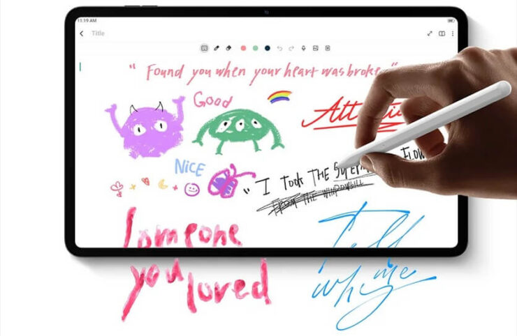 Планшет с большим экраном. Экран в Blackview Tab 18 поддерживает стилус, и вы сможете с помощью него создавать шедевры. Планшет с большим экраном. Экран в Blackview Tab 18 поддерживает стилус, и вы сможете с помощью него создавать шедевры. Фото.