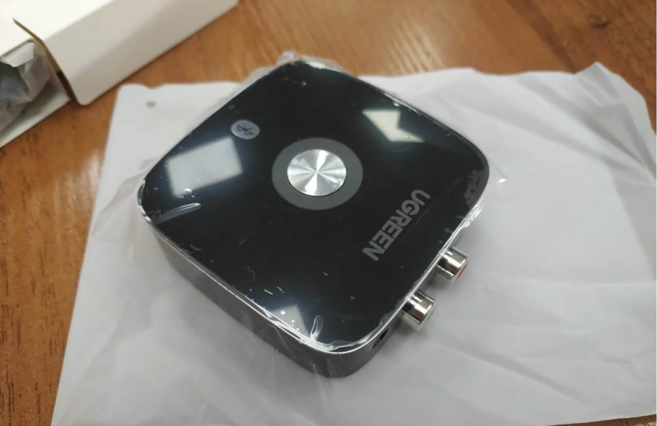 Как подключиться к обычной колонке по Bluetooth. С этим адаптером к обычной колонке можно будет подключаться по Bluetooth. Фото.