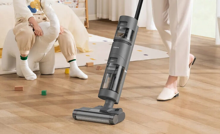 Dreame H12 Core — вертикальный пылесос с влажной уборкой. Вертикальный пылесос тоже поддерживает самоочистку. Dreame H12 Core — вертикальный пылесос с влажной уборкой. Вертикальный пылесос тоже поддерживает самоочистку. Фото.