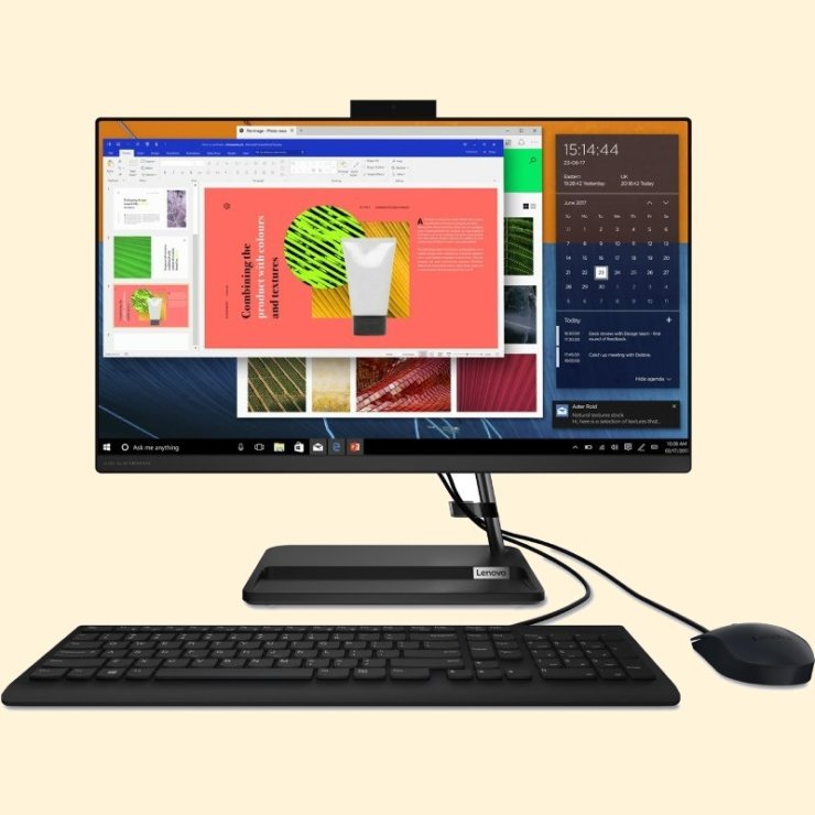 Lenovo IdeaCentre AIO 3 — моноблок Леново. Можно взять этот моноблок еще в белом цвете. Фото.