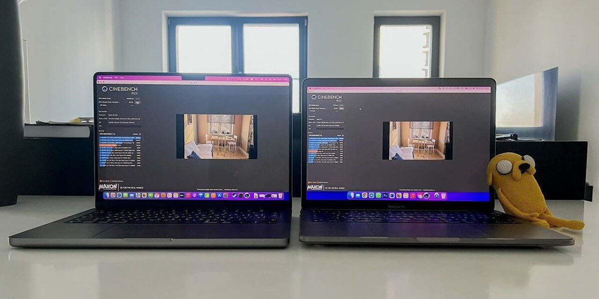 Экран в MacBook Pro 14 M3. Экран в MacBook Pro 14 заметно больше, чем у MacBook Pro 13. Источник: iphones.ru. Фото.