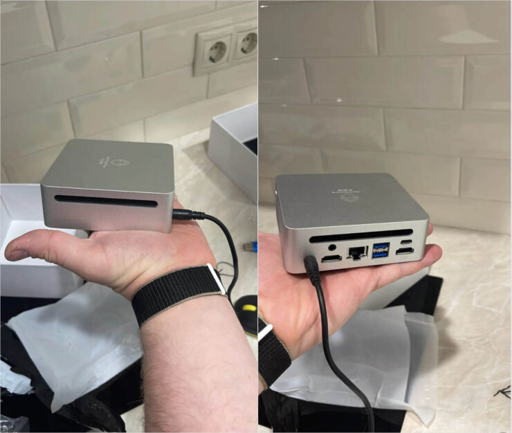 Недорогой мини-ПК с Ryzen 5. Мини-ПК — это очень удобный вид компьютера. Недорогой мини-ПК с Ryzen 5. Мини-ПК — это очень удобный вид компьютера. Фото.