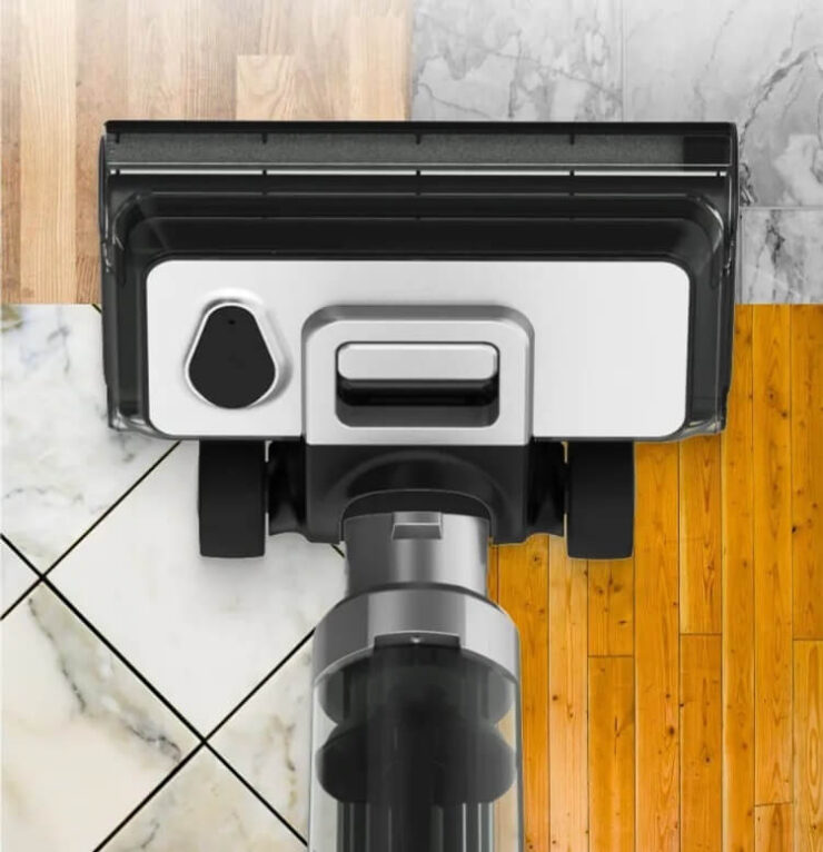 Вертикальный пылесос с самоочисткой. Использовать пылесос можно на разных поверхностях. Вертикальный пылесос с самоочисткой. Использовать пылесос можно на разных поверхностях. Фото.