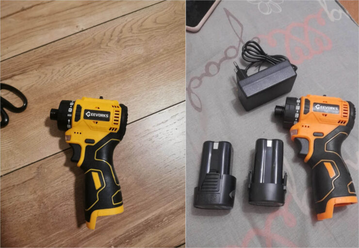 Аккумуляторный шуруповерт с АлиЭкспресс. В комплекте с шуруповертом идет сразу 2 АКБ. Аккумуляторный шуруповерт с АлиЭкспресс. В комплекте с шуруповертом идет сразу 2 АКБ. Фото.