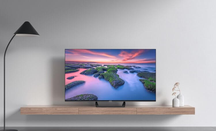 Xiaomi TV A2 43 — телевизор с 4K. 43-дюймовый телевизор с разрешением 4K. Xiaomi TV A2 43 — телевизор с 4K. 43-дюймовый телевизор с разрешением 4K. Фото.
