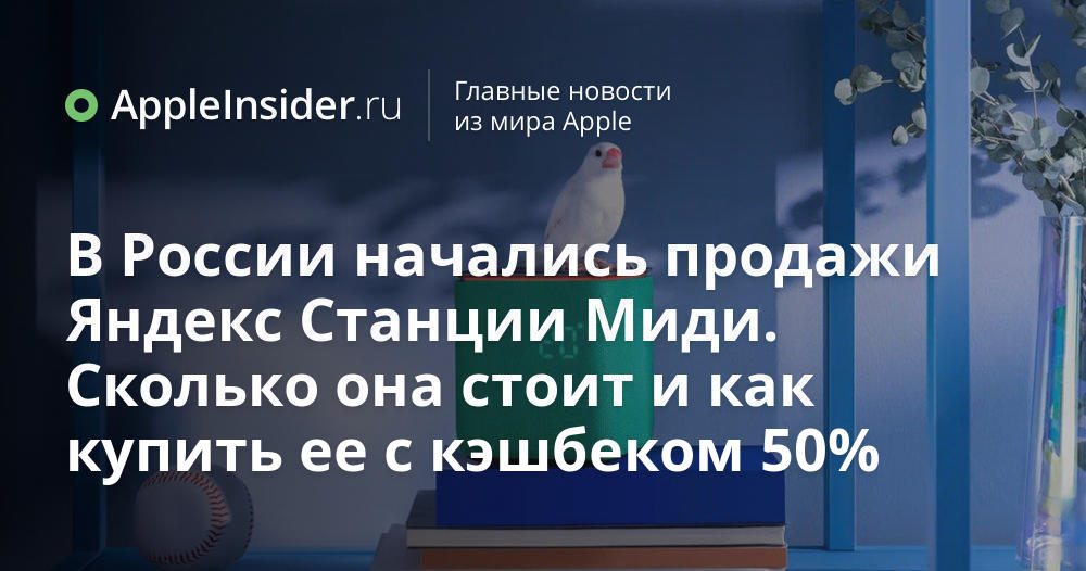 В России начались продажи Яндекс Станции Миди. Сколько она стоит и как ...