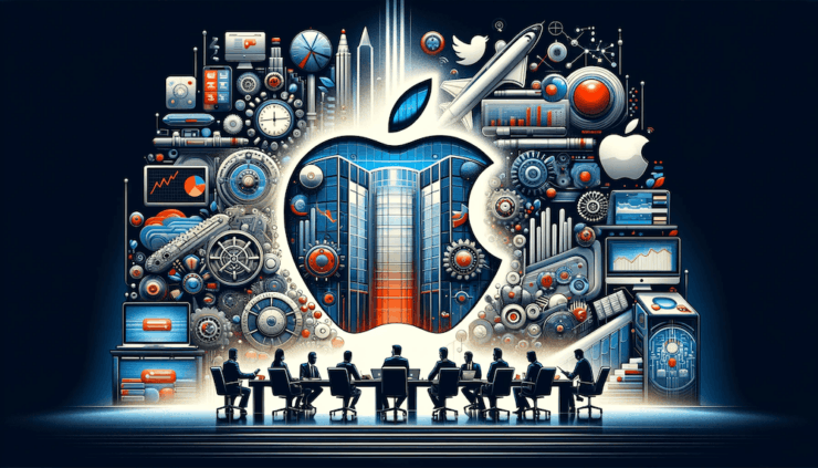 Смена генерального директора Apple. Смена генерального директора Apple будет сильной встряской, но сам механизм должен выстоять. Фото.