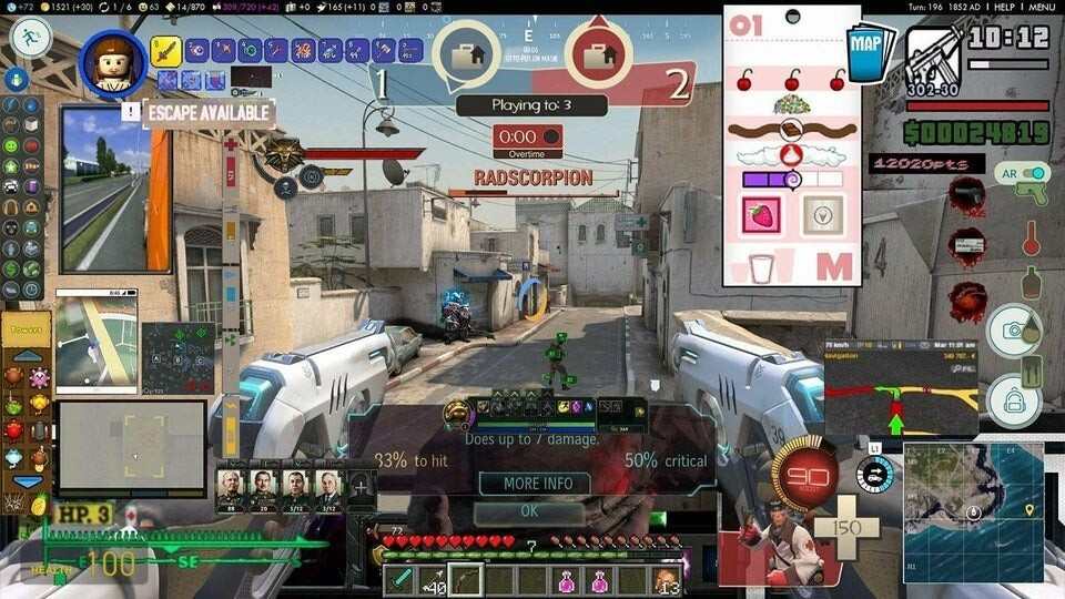 Игры на телефон с рекламой. Иногда складывается ощущение, что все игры на Андроиде выглядят вот так. Изображение: ixbt.games. Фото.