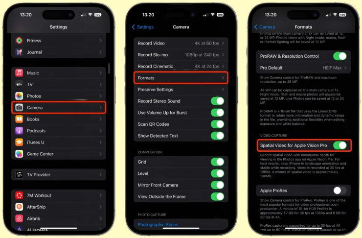 Как улучшить качество видео на Айфоне. Отключить Spatial Video на iPhone 15 Pro из настроек — самый надежный способ. Изображение: macrumors.com. Фото.