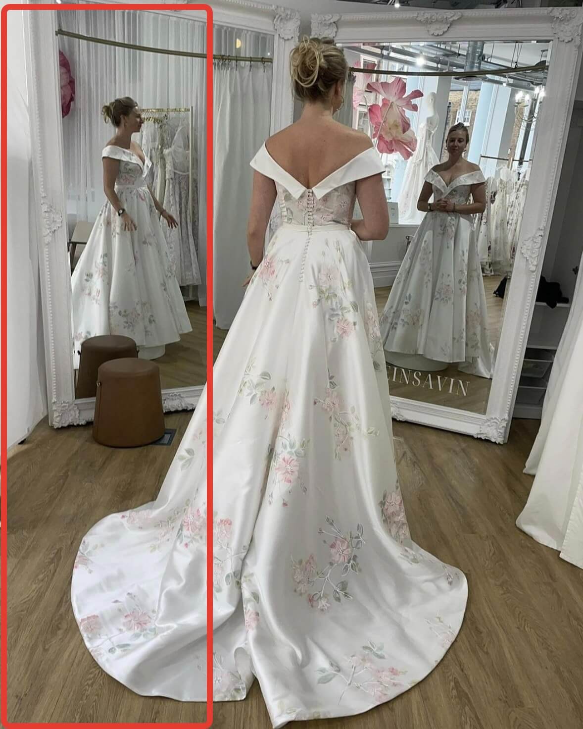 Как сделать панораму на Айфоне. Сначала фиксируется часть снимка в левом зеркале. Изображение: 9to5mac.com. Фото.