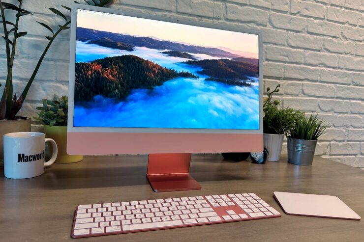Моноблок Apple iMac 24. Даже цвета iMac остались прежними. Изображение: macworld.com. Фото.