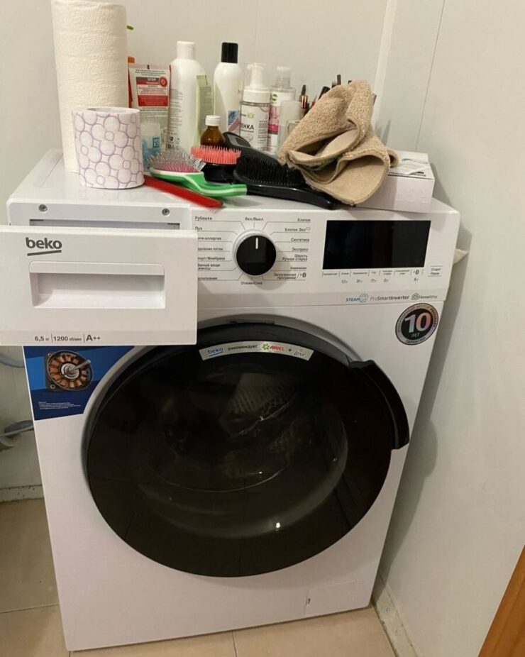 Какая стиральная машина лучше. Стиралка Beko еще и выглядит стильно. Изображение: irecommend.ru. Фото.
