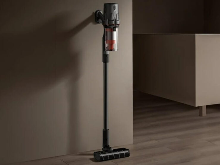 5 причин купить вертикальный беспроводной пылесос с зеленой LED подсветкой DEERMA T30W. При размещении пылесоса для хранения на стене он занимает совсем немного места. Изображение: 4pda.to. 5 причин купить вертикальный беспроводной пылесос с зеленой LED подсветкой DEERMA T30W. При размещении пылесоса для хранения на стене он занимает совсем немного места. Изображение: 4pda.to. Фото.