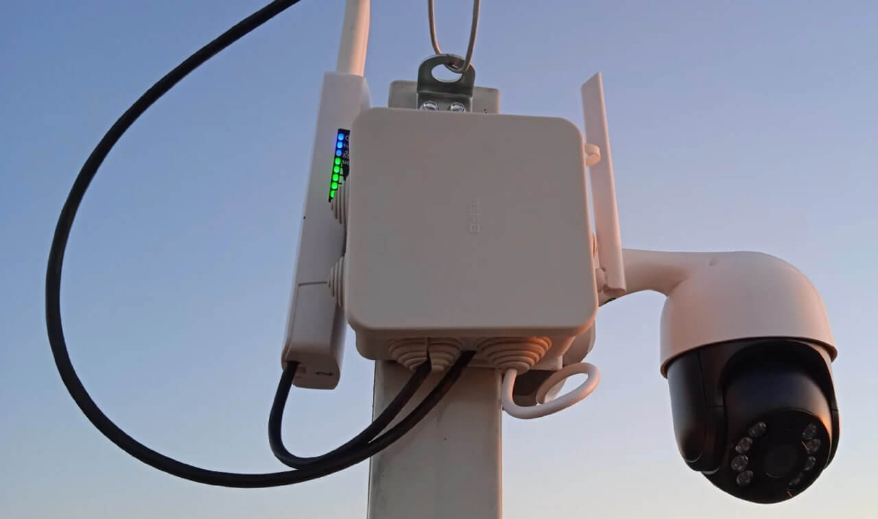 Камера видеонаблюдения с Wi-Fi и круговым обзором. Эта камера будет отлично снимать даже в кромешной темноте. Фото.