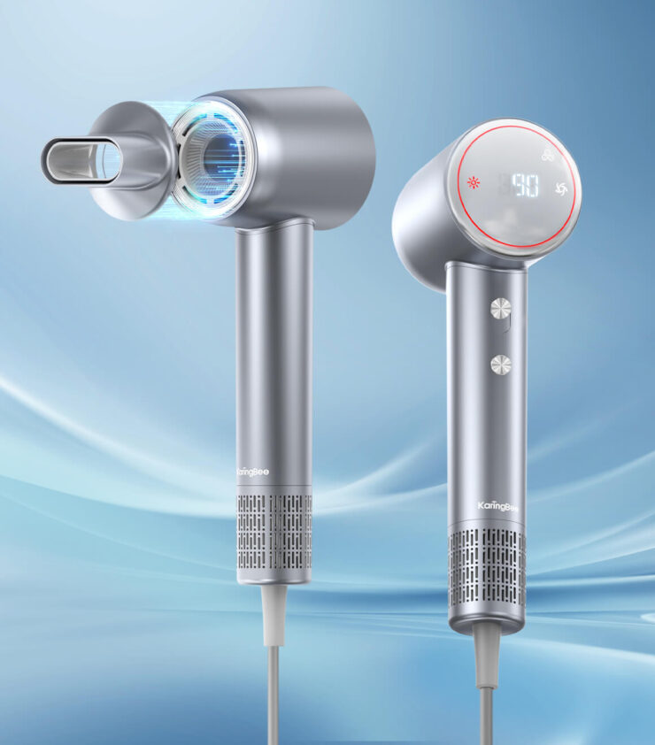 5 причин купить высокоскоростной фен KaringBee HS01 и не пожалеть. Фен выпускается в белом и серебристом цвете. 5 причин купить высокоскоростной фен KaringBee HS01 и не пожалеть. Фен выпускается в белом и серебристом цвете. Фото.