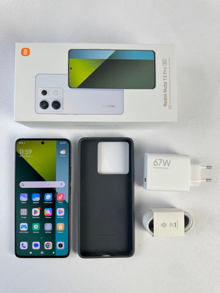 Redmi Note 13 Pro 5G — смартфон с хорошим аккумулятором. В комплекте с аппаратом есть все самое необходимое. Redmi Note 13 Pro 5G — смартфон с хорошим аккумулятором. В комплекте с аппаратом есть все самое необходимое. Фото.