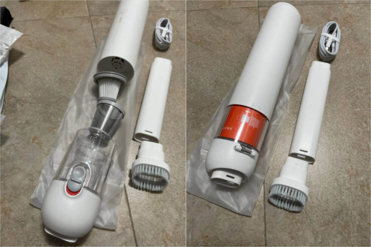 Компактный пылесос Xiaomi. Этим пылесосом можно собрать даже все крошки из клавиатуры. Компактный пылесос Xiaomi. Этим пылесосом можно собрать даже все крошки из клавиатуры. Фото.