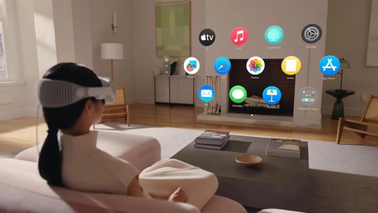 Что можно делать в Apple Vision Pro. Под Vision Pro почти нет приложений. Фото.