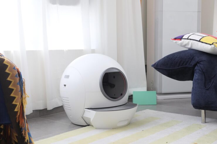 Выглядит такой гаджет очень футуристично. Фото.