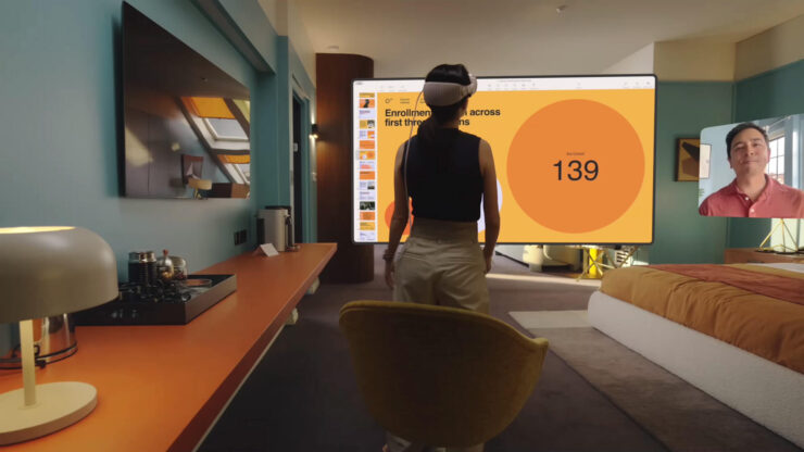 Стоит ли покупать Apple Vision Pro. Vision Pro очень тяжела, и многим это не нравится. Фото.