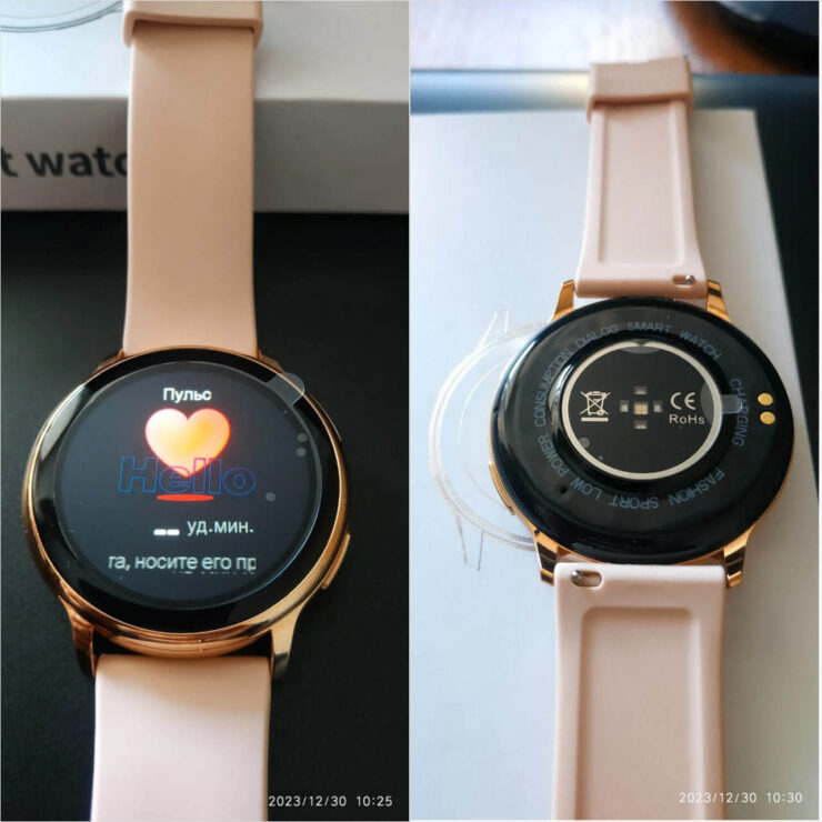 Недорогие смарт-часы для девушек с миланской петлей. Подобные часы не отличить от более дорогих моделей. Недорогие смарт-часы для девушек с миланской петлей. Подобные часы не отличить от более дорогих моделей. Фото.