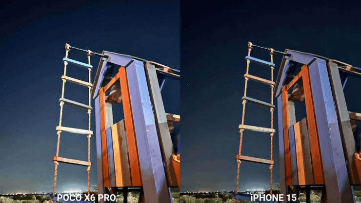 Как снимает камера POCO X6 Pro. В темноте POCO как будто выдает более светлый снимок. Фото.