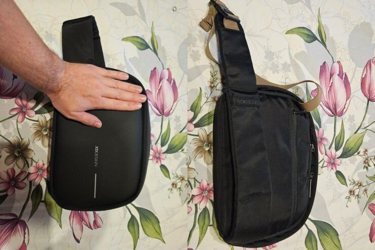 Стильный мужской рюкзак. Внешних карманов и замков снаружи вы не найдете. Стильный мужской рюкзак. Внешних карманов и замков снаружи вы не найдете. Фото.