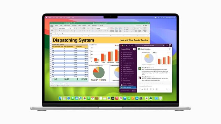 Производительность MacBook Air M3. Таблицы в Экселе тоже будут загружаться намного быстрее. Изображение: apple.com. Фото.